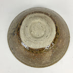 Japanese Ceramic Shigaraki ware Tea Ceremony Bowl Vtg Chawan Brown GTB787