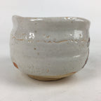 Japanese Ceramic Shino Ware Green Tea Bowl Vtg Chawan Boxed Pottery PX604
