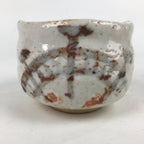 Japanese Ceramic Shino Ware Green Tea Bowl Vtg Chawan Boxed Pottery PX604