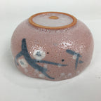 Japanese Ceramic Shino-Ware Kashiki Bowl Pottery Pink White Tea Ceremony PP750