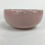 Japanese Ceramic Shino-Ware Kashiki Bowl Pottery Pink White Tea Ceremony PP750
