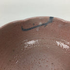 Japanese Ceramic Shino-Ware Kashiki Bowl Pottery Pink White Tea Ceremony PP750