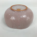 Japanese Ceramic Shino-Ware Kashiki Bowl Pottery Pink White Tea Ceremony PP750