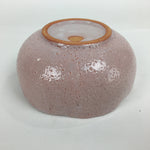 Japanese Ceramic Shino-Ware Kashiki Bowl Pottery Pink White Tea Ceremony PP750