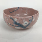 Japanese Ceramic Shino-Ware Kashiki Bowl Pottery Pink White Tea Ceremony PP750