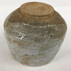 Japanese Ceramic Shino Ware Tea Ceremony Bowl Vtg White Matcha Chawan GTB779