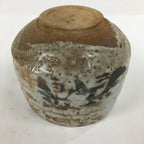 Japanese Ceramic Shino Ware Tea Ceremony Bowl Vtg White Matcha Chawan GTB779