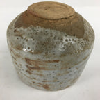 Japanese Ceramic Shino Ware Tea Ceremony Bowl Vtg White Matcha Chawan GTB779