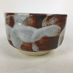 Japanese Ceramic Shino Ware Tea Ceremony Green Tea Bowl Vtg Chawan GTB856