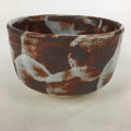 Japanese Ceramic Shino Ware Tea Ceremony Green Tea Bowl Vtg Chawan GTB856