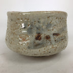 Japanese Ceramic Shino Ware Tea Ceremony Green Tea Bowl Vtg Chawan GTB872