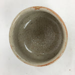 Japanese Ceramic Shino Ware Tea Ceremony Green Tea Bowl Vtg Chawan GTB872