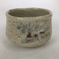 Japanese Ceramic Shino Ware Tea Ceremony Green Tea Bowl Vtg Chawan GTB872