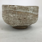 Japanese Ceramic Shino Ware Tea Ceremony Green Tea Bowl Vtg Chawan GTB883