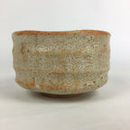 Japanese Ceramic Shino Ware Tea Ceremony Green Tea Bowl Vtg Chawan GTB915