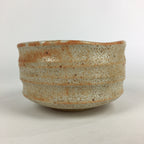 Japanese Ceramic Shino Ware Tea Ceremony Green Tea Bowl Vtg Chawan GTB915