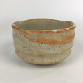 Japanese Ceramic Shino Ware Tea Ceremony Green Tea Bowl Vtg Chawan GTB915