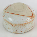 Japanese Ceramic Shino Ware Tea Ceremony Green Tea Bowl Vtg Chawan GTB949