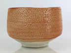 Japanese Ceramic Shino Ware Tea Ceremony Green Tea Bowl Vtg Chawan GTB951