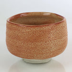Japanese Ceramic Shino Ware Tea Ceremony Green Tea Bowl Vtg Chawan GTB951