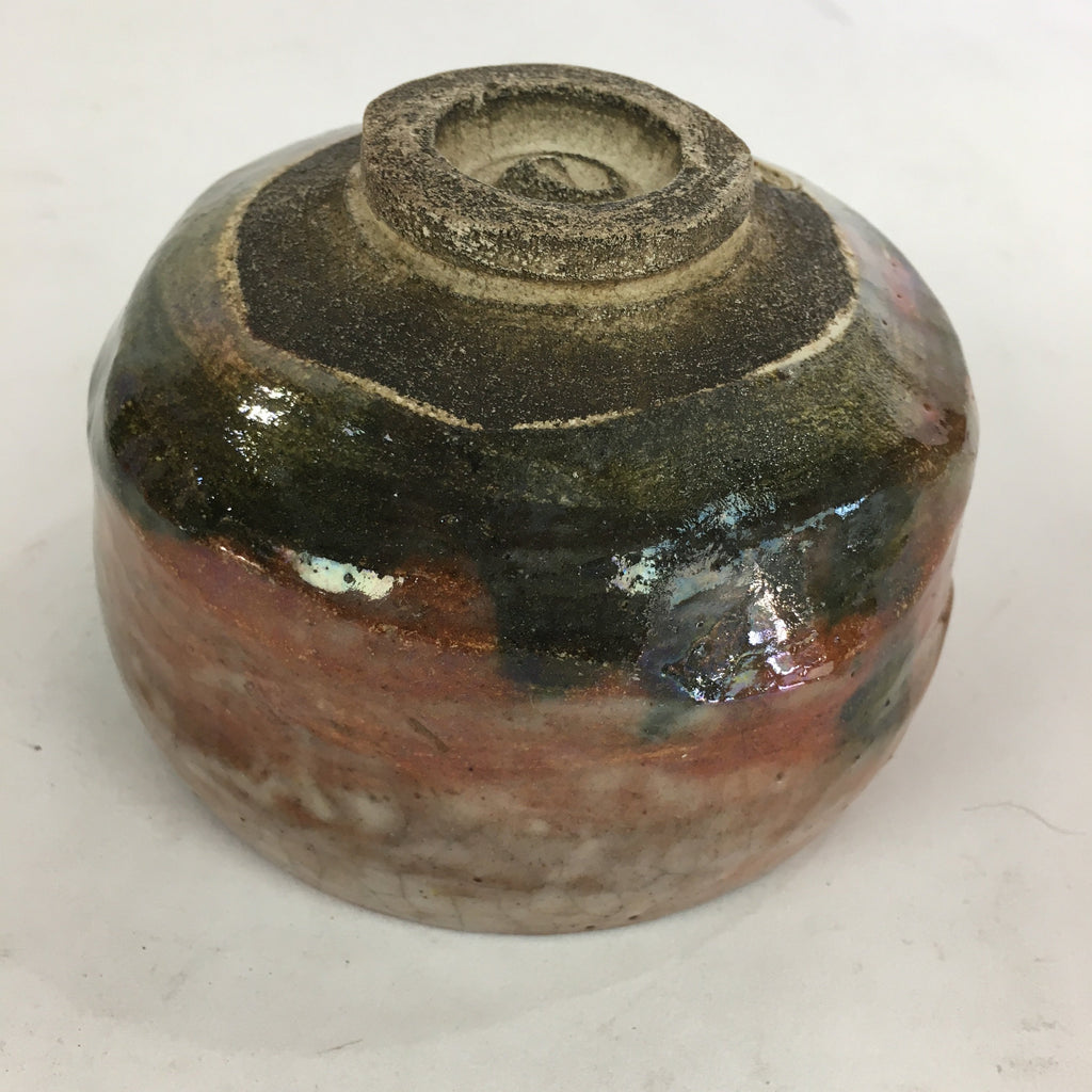 Japanese Ceramic Shoraku Kiln Tea Bowl Vtg Ceremony Chawan Raku Ware GTB766