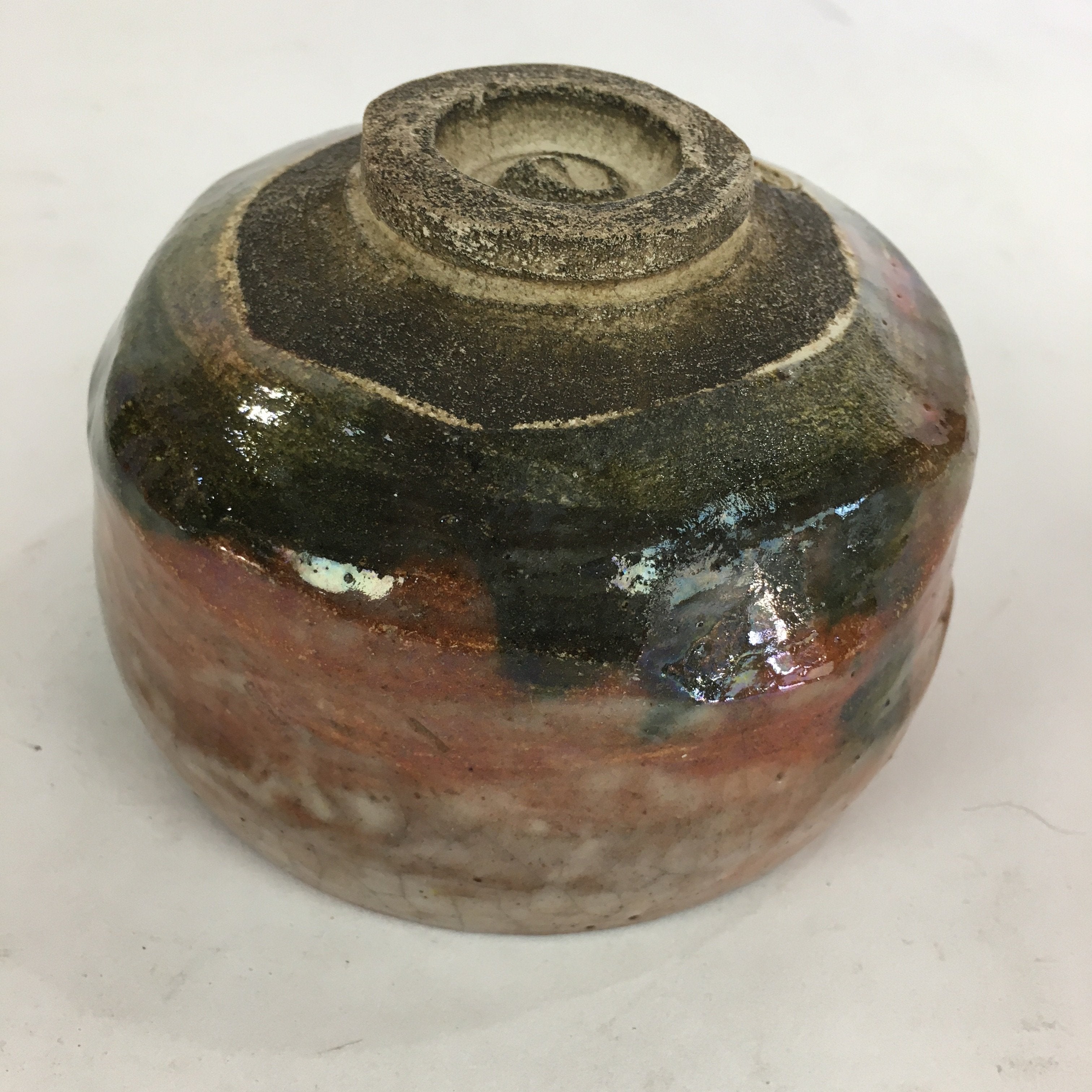 Japanese Ceramic Shoraku Kiln Tea Bowl Vtg Ceremony Chawan Raku Ware GTB766