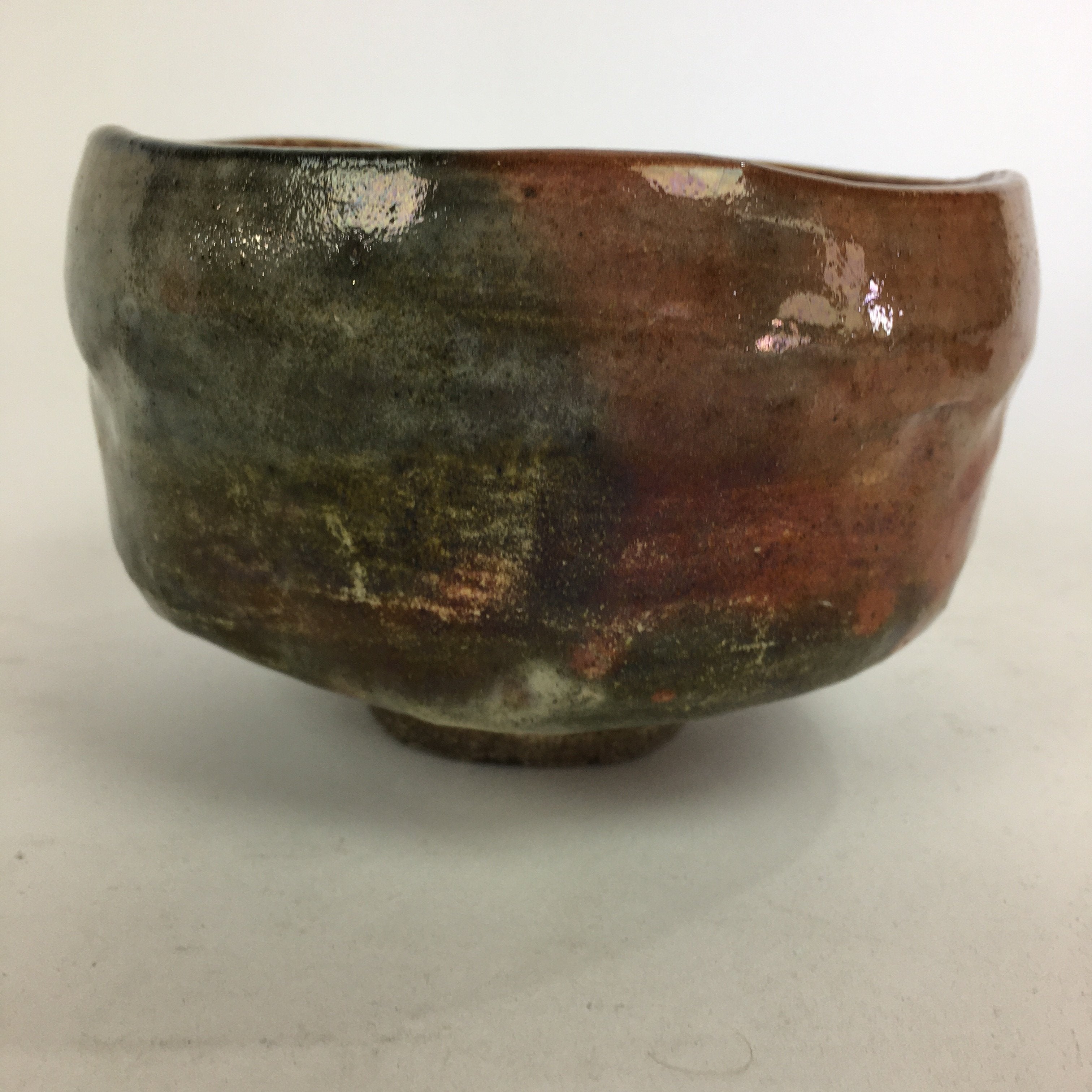 Japanese Ceramic Shoraku Kiln Tea Bowl Vtg Ceremony Chawan Raku Ware GTB766