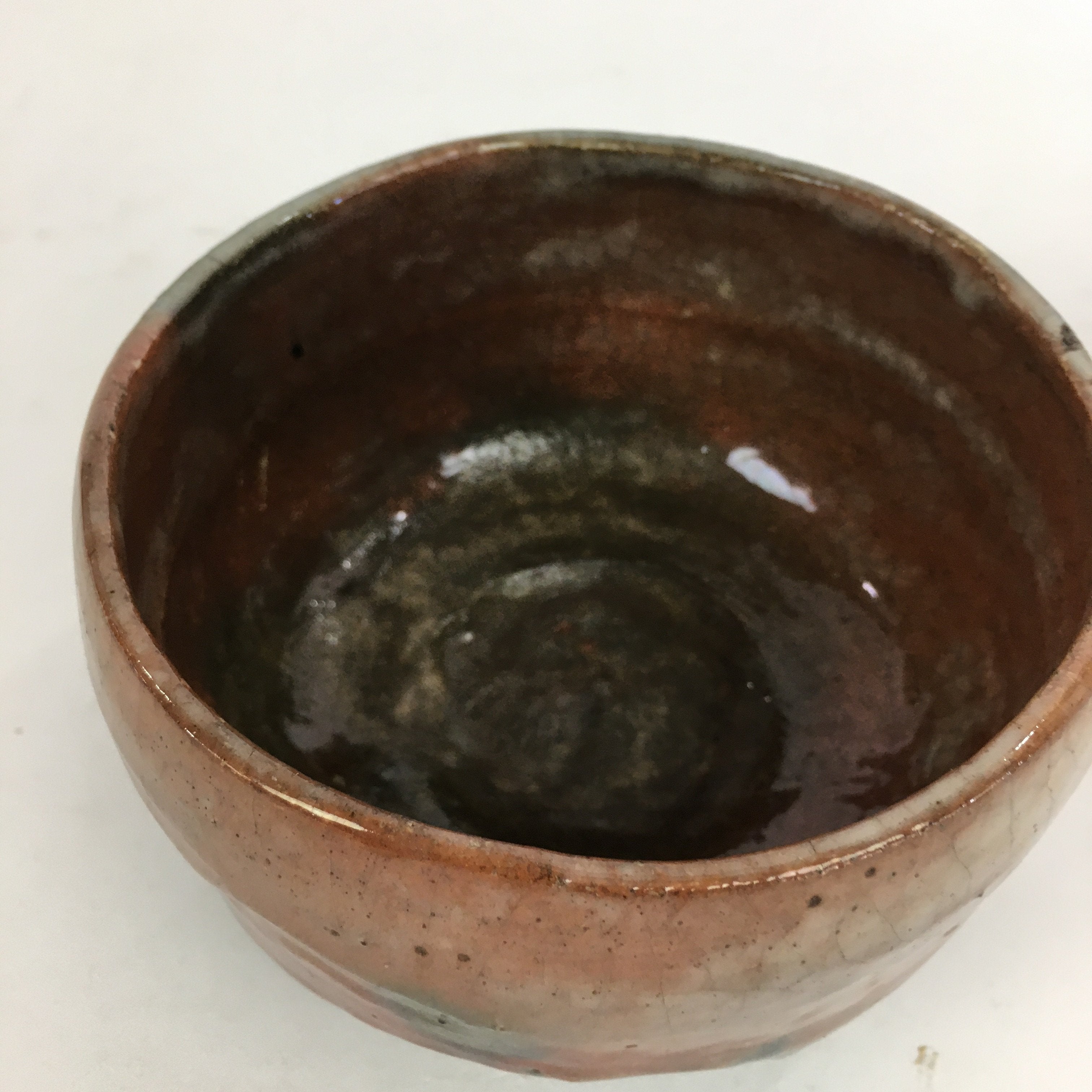 Japanese Ceramic Shoraku Kiln Tea Bowl Vtg Ceremony Chawan Raku Ware GTB766