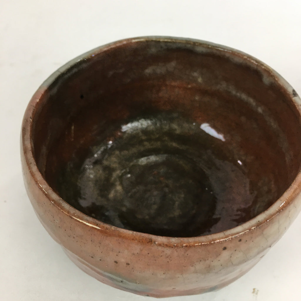 Japanese Ceramic Shoraku Kiln Tea Bowl Vtg Ceremony Chawan Raku Ware GTB766
