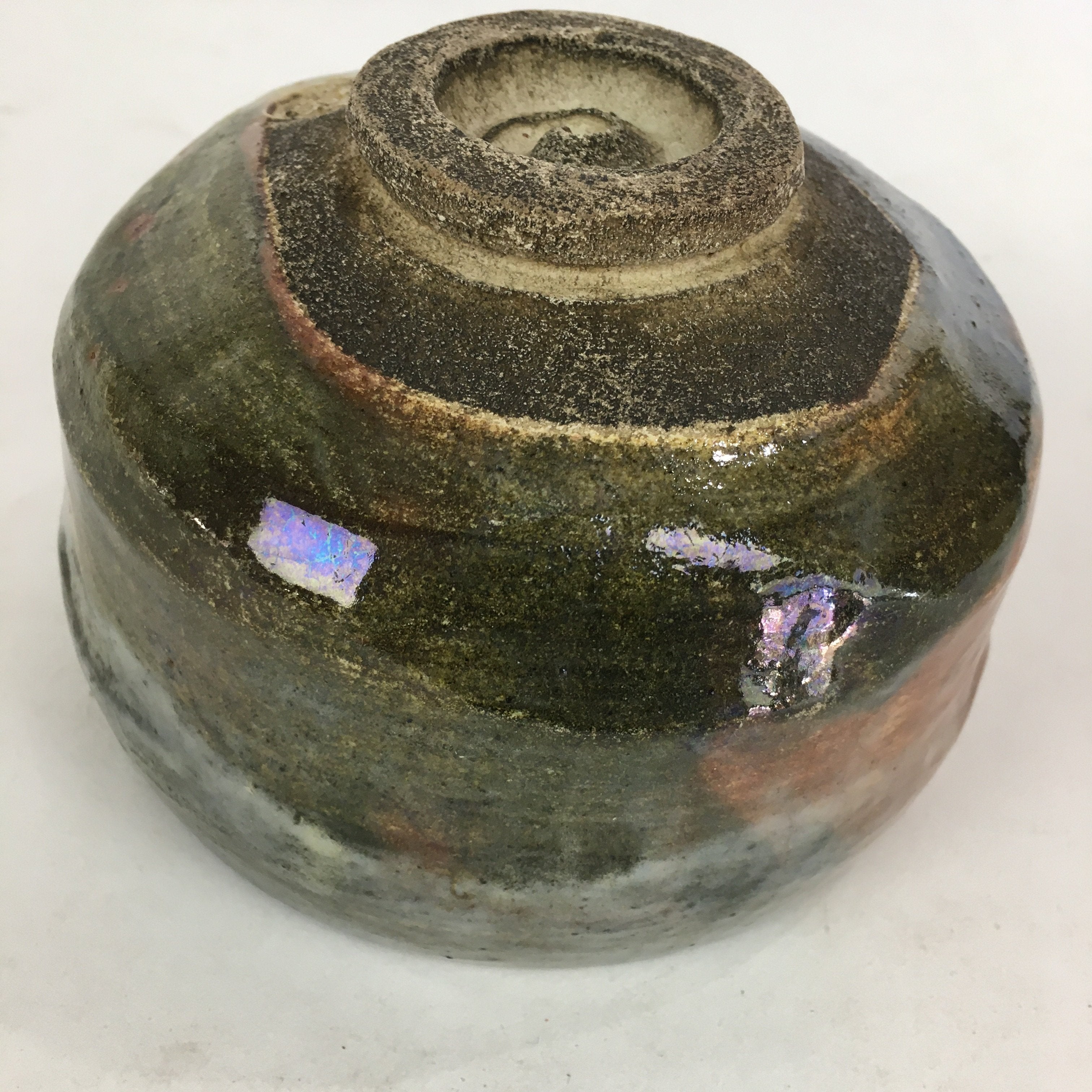 Japanese Ceramic Shoraku Kiln Tea Bowl Vtg Ceremony Chawan Raku Ware GTB766