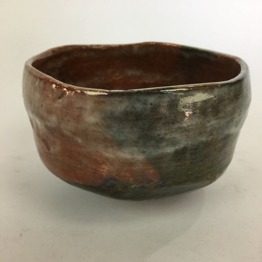 Japanese Ceramic Shoraku Kiln Tea Bowl Vtg Ceremony Chawan Raku Ware GTB766