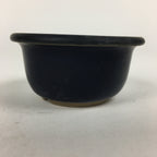 Japanese Ceramic Small Bonsai Pot Vtg Pottery House Plant Flower Pot Blue PP874