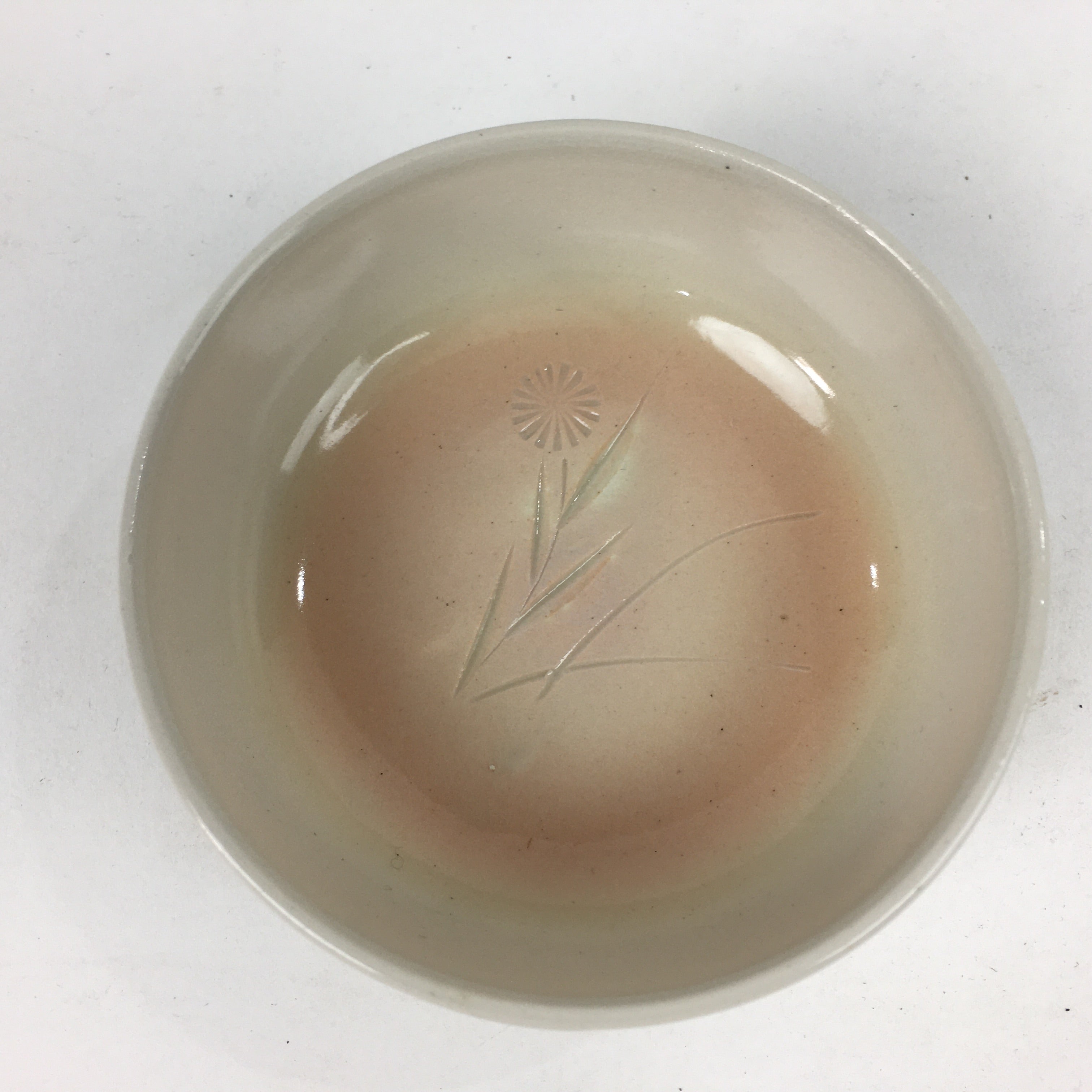 Japanese Ceramic Small Bowl Kiyomizu Ware Vtg Pottery Kobachi White PP894