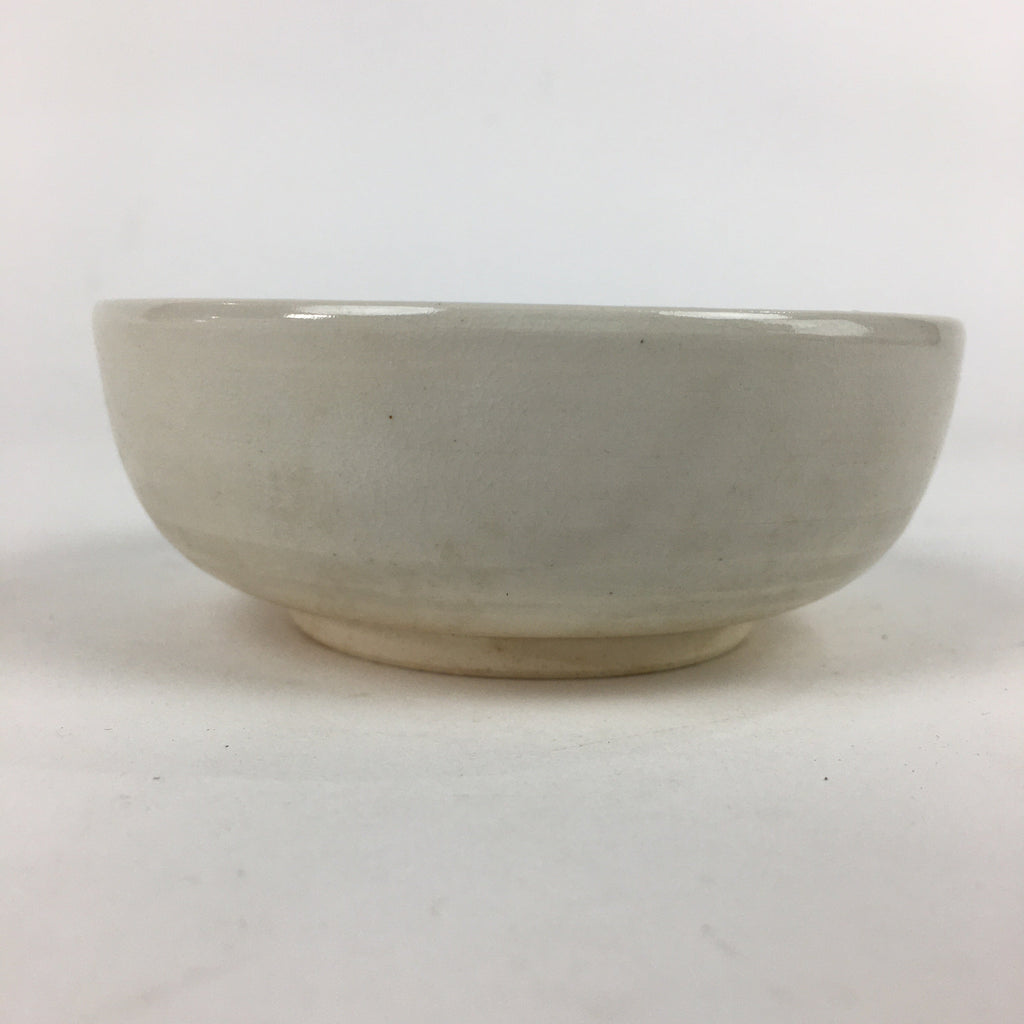 Japanese Ceramic Small Bowl Kiyomizu Ware Vtg Pottery Kobachi White PP894