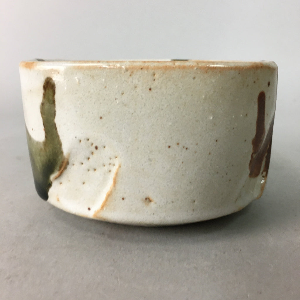 Japanese Ceramic Small Bowl Shino Ware Vtg Pottery Kobachi White PP82