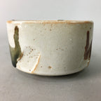 Japanese Ceramic Small Bowl Shino Ware Vtg Pottery Kobachi White PP82