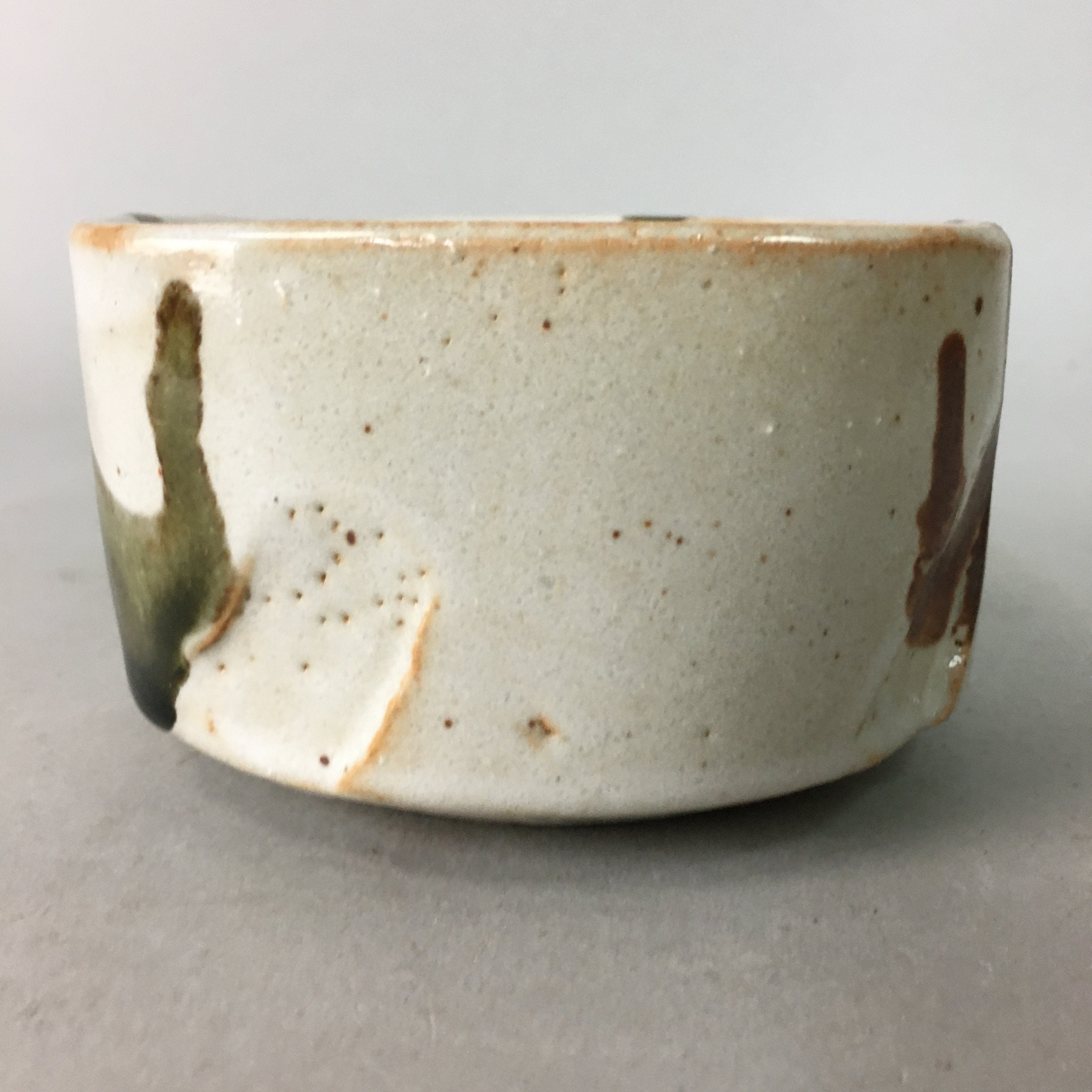 Japanese Ceramic Small Bowl Shino Ware Vtg Pottery Kobachi White PP82