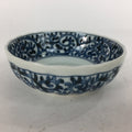 Japanese Ceramic Small Bowl Sometsuke Vtg Pottery Arabesque Design PP639