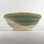 Japanese Ceramic Small Bowl Vtg Pottery Kobachi Green White PP924