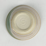 Japanese Ceramic Small Bowl Vtg Pottery Kobachi Green White PP924