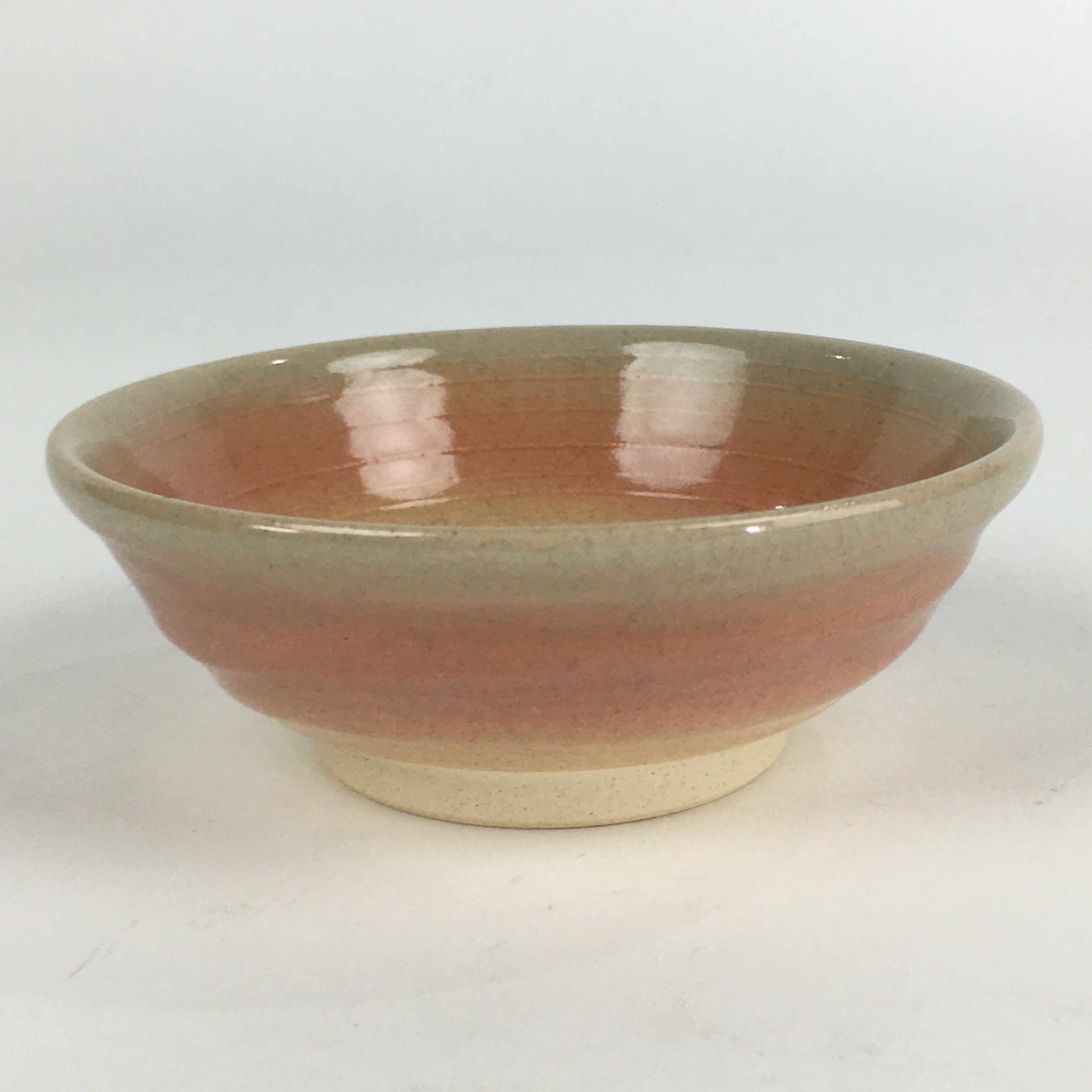 Japanese Ceramic Small Bowl Vtg Pottery Kobachi Pink Beige PP922