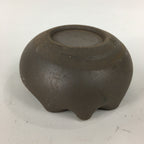 Japanese Ceramic Small Bowl Vtg Pottery Yakimono Brown Blue Kobachi PP797