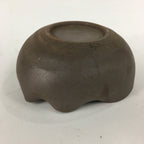 Japanese Ceramic Small Bowl Vtg Pottery Yakimono Brown Blue Kobachi PP798