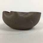 Japanese Ceramic Small Bowl Vtg Pottery Yakimono Brown Blue Kobachi PP798