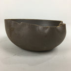 Japanese Ceramic Small Bowl Vtg Pottery Yakimono Brown Blue Kobachi PP798