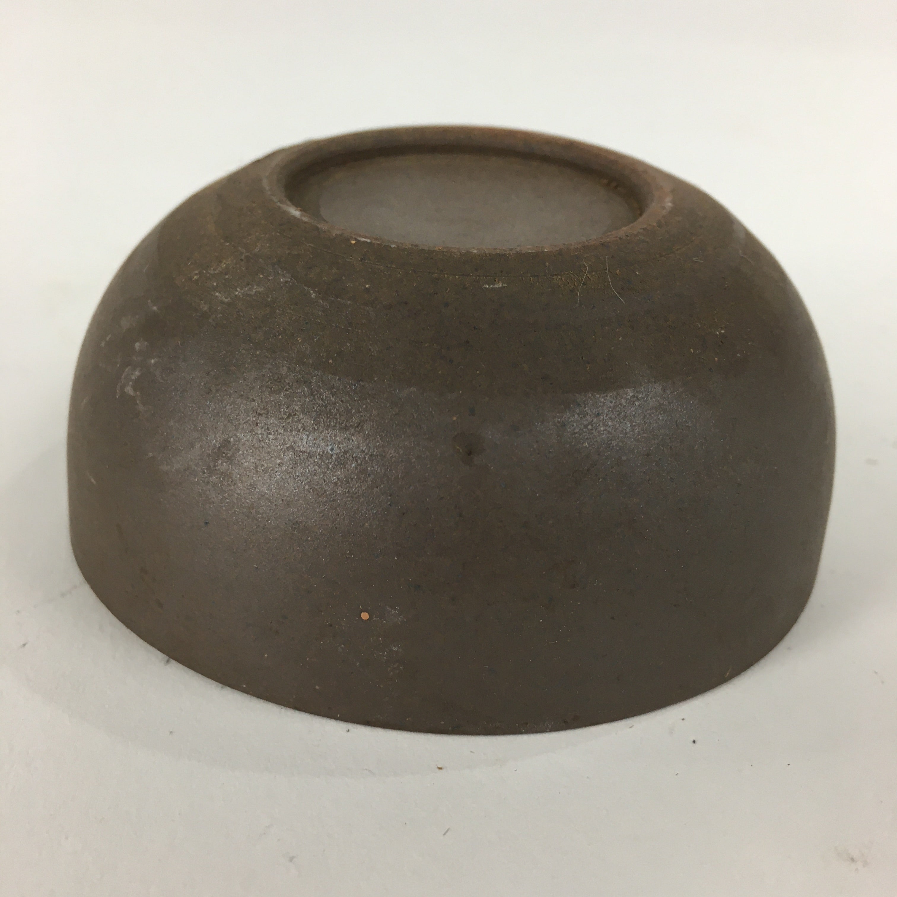 Japanese Ceramic Small Bowl Vtg Pottery Yakimono Brown Blue Kobachi PP798