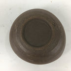 Japanese Ceramic Small Bowl Vtg Pottery Yakimono Brown Blue Kobachi PP799