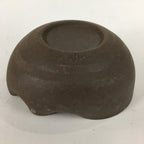 Japanese Ceramic Small Bowl Vtg Pottery Yakimono Brown Blue Kobachi PP799