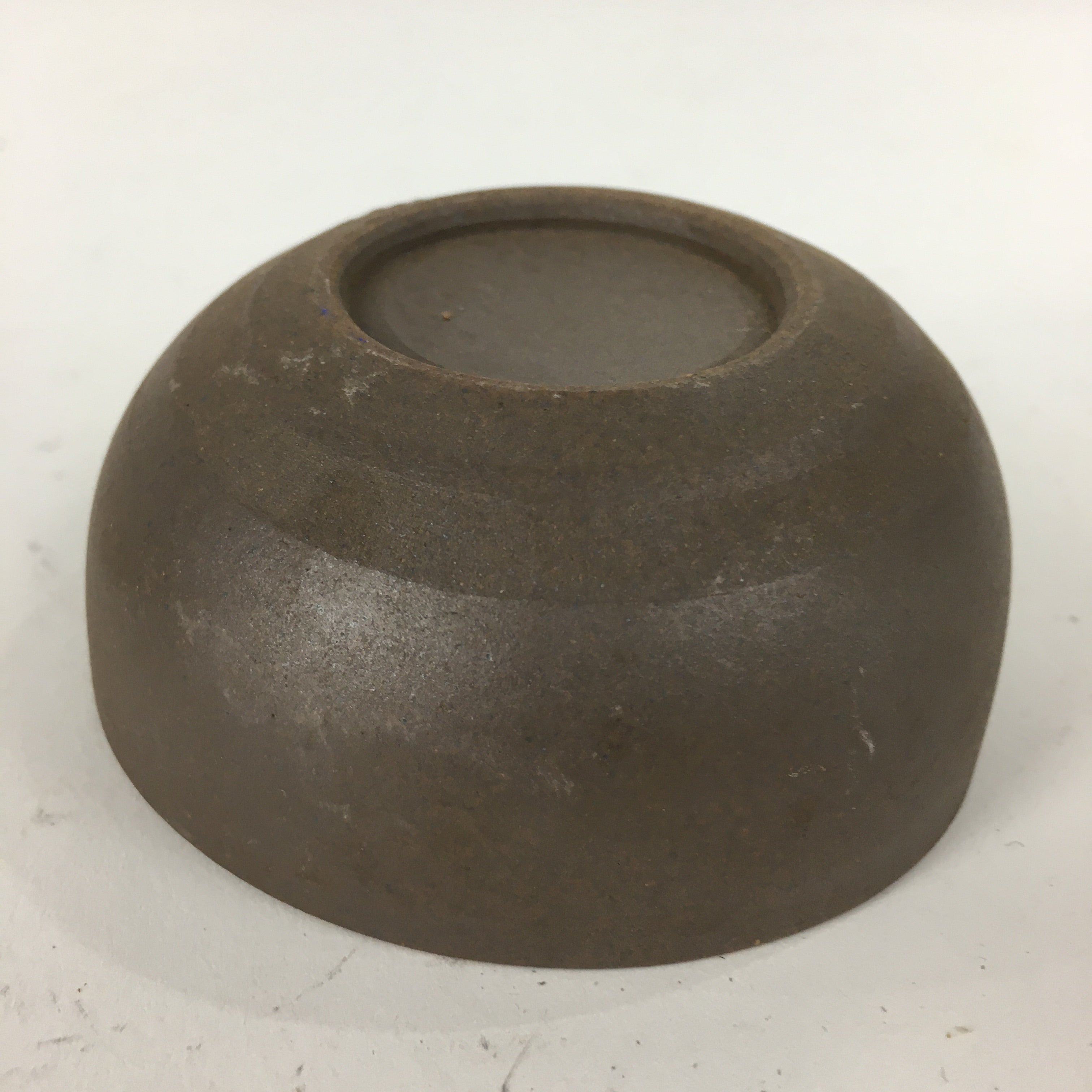 Japanese Ceramic Small Bowl Vtg Pottery Yakimono Brown Blue Kobachi PP800