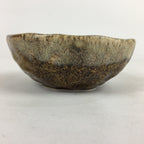 Japanese Ceramic Small Bowl Vtg Pottery Yakimono Kobachi Brown PP908